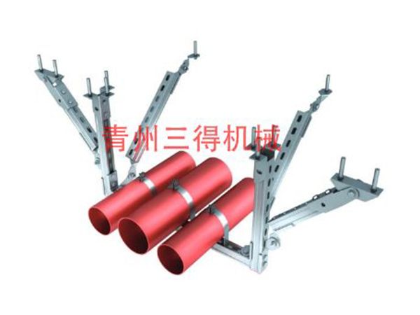 多管共架侧向+纵向抗震支吊架B